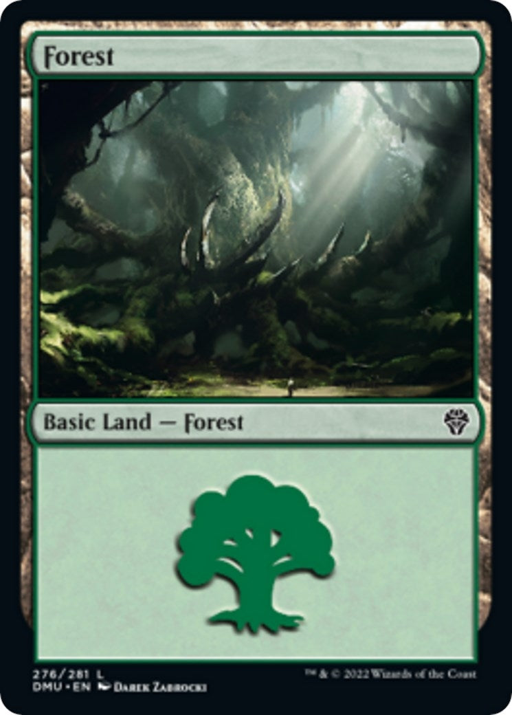 Forest (276) (276) (Dominaria United) (Foil)