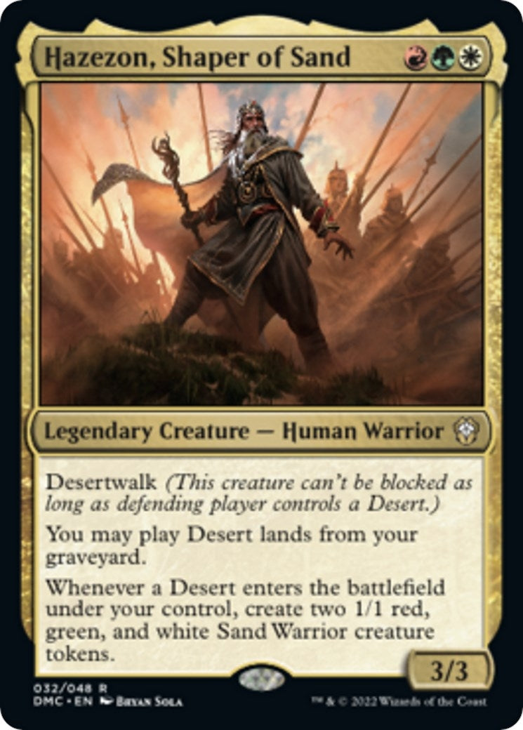 Hazezon, Shaper of Sand (32) (Dominaria United) (Foil)