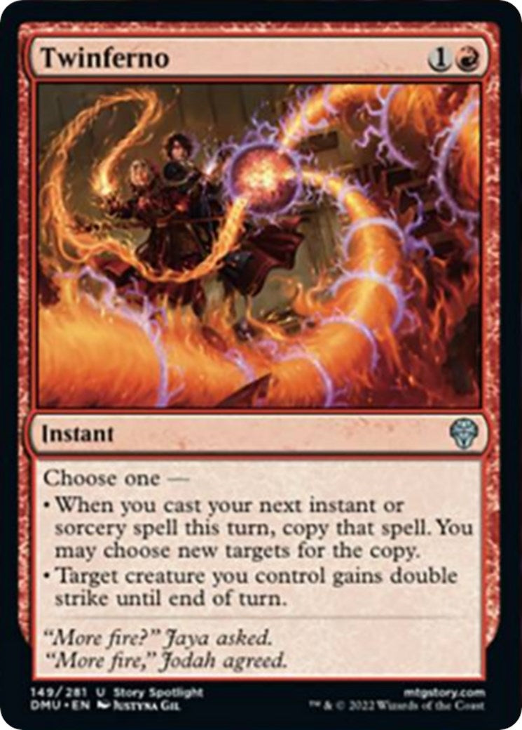 Twinferno (149) (Dominaria United) (Foil)