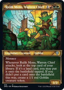 Rulik Mons, Warren Chief (Showcase) (316) (Dominaria United) (Foil)