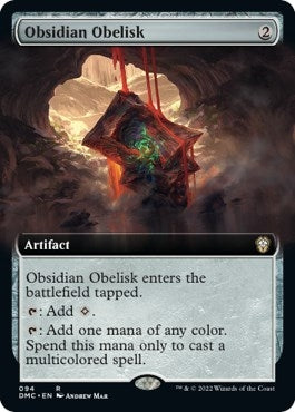 Obsidian Obelisk (Extended Art) (94) (Dominaria United)