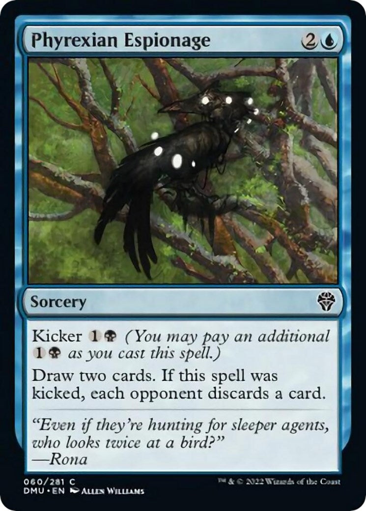 Phyrexian Espionage (60) (Dominaria United) (Foil)