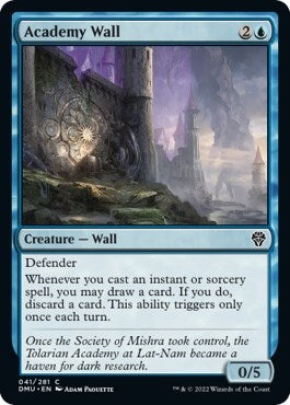 Academy Wall (41) (Dominaria United) (Foil)