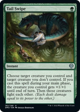 Tail Swipe (182) (Dominaria United) (Foil)