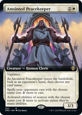 Anointed Peacekeeper (Extended Art) (383) (Dominaria United)