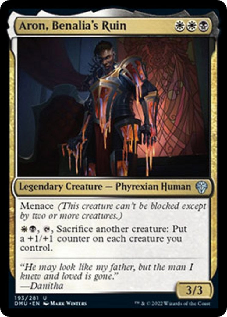 Aron, Benalia's Ruin (193) (Dominaria United) (Foil)