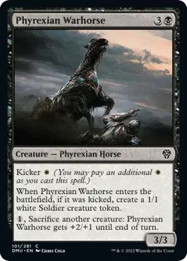 Phyrexian Warhorse (101) (Dominaria United)