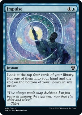 Impulse (55) (Dominaria United) (Foil)