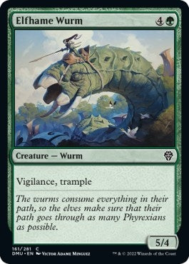 Elfhame Wurm (161) (Dominaria United) (Foil)