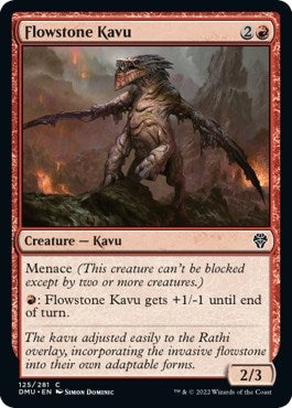 Flowstone Kavu (125) (Dominaria United)