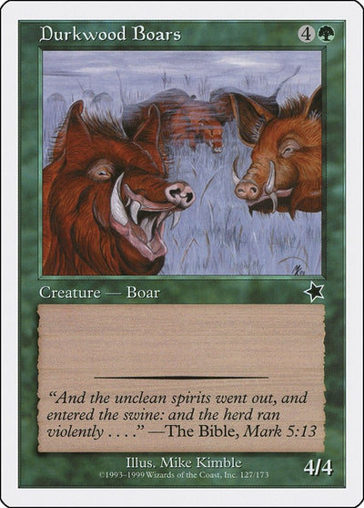 Durkwood Boars (127) (S99)
