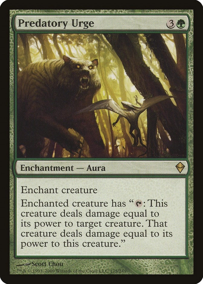 Predatory Urge (175) (Zendikar)
