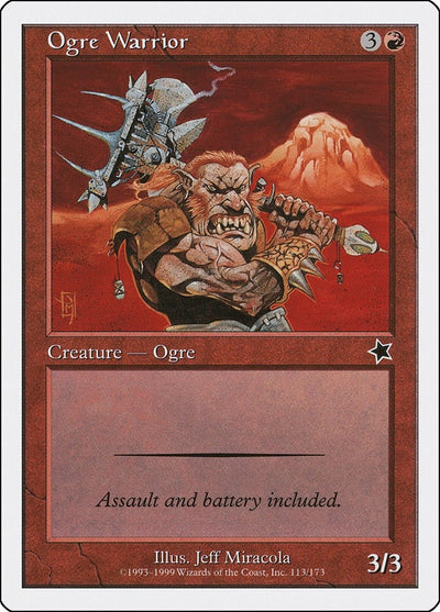 Ogre Warrior (113) (S99)
