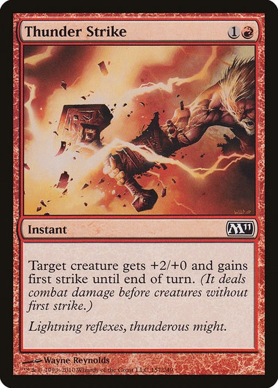 Thunder Strike (157) (Magic 2011 (M11))