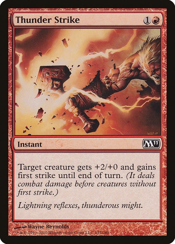 Thunder Strike (157) (Magic 2011 (M11))