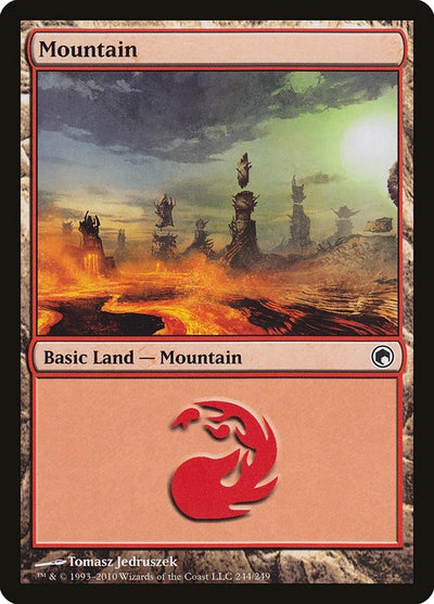 Mountain (244) (244) (Scars of Mirrodin)