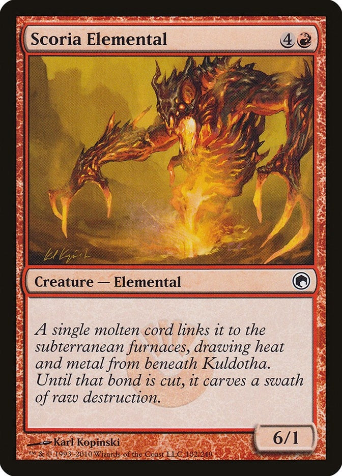 Scoria Elemental (102) (Scars of Mirrodin)