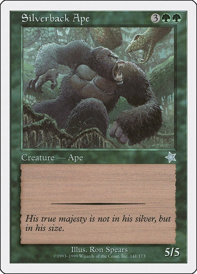 Silverback Ape (141) (S99)