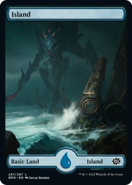 Island (281) - Full Art (281) (The Brothers' War) (Foil)