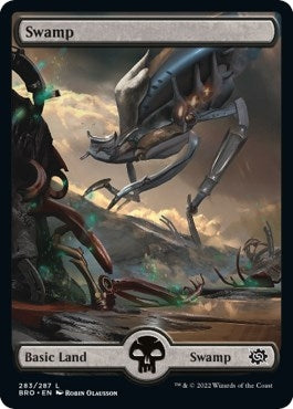 Swamp (283) - Full Art (283) (The Brothers' War) (Foil)
