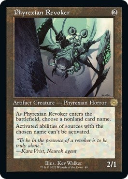 Phyrexian Revoker (40) (The Brothers' War: Retro Frame Artifacts)