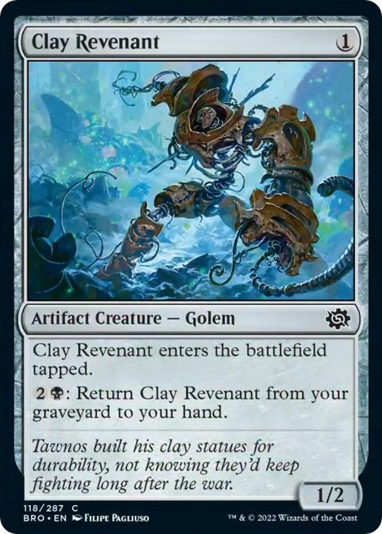 Clay Revenant (118) (The Brothers' War) (Foil)