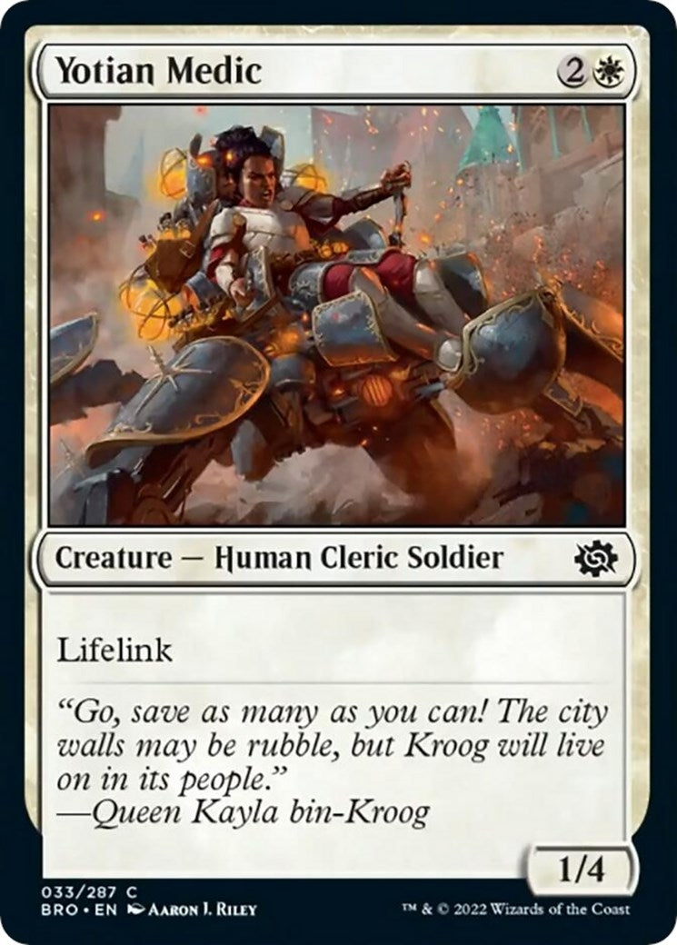 Yotian Medic (33) (The Brothers' War) (Foil)