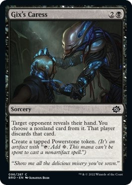 Gix's Caress (96) (The Brothers' War) (Foil)