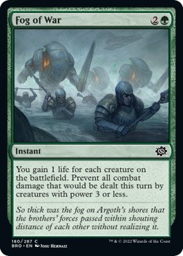 Fog of War (180) (The Brothers' War) (Foil)