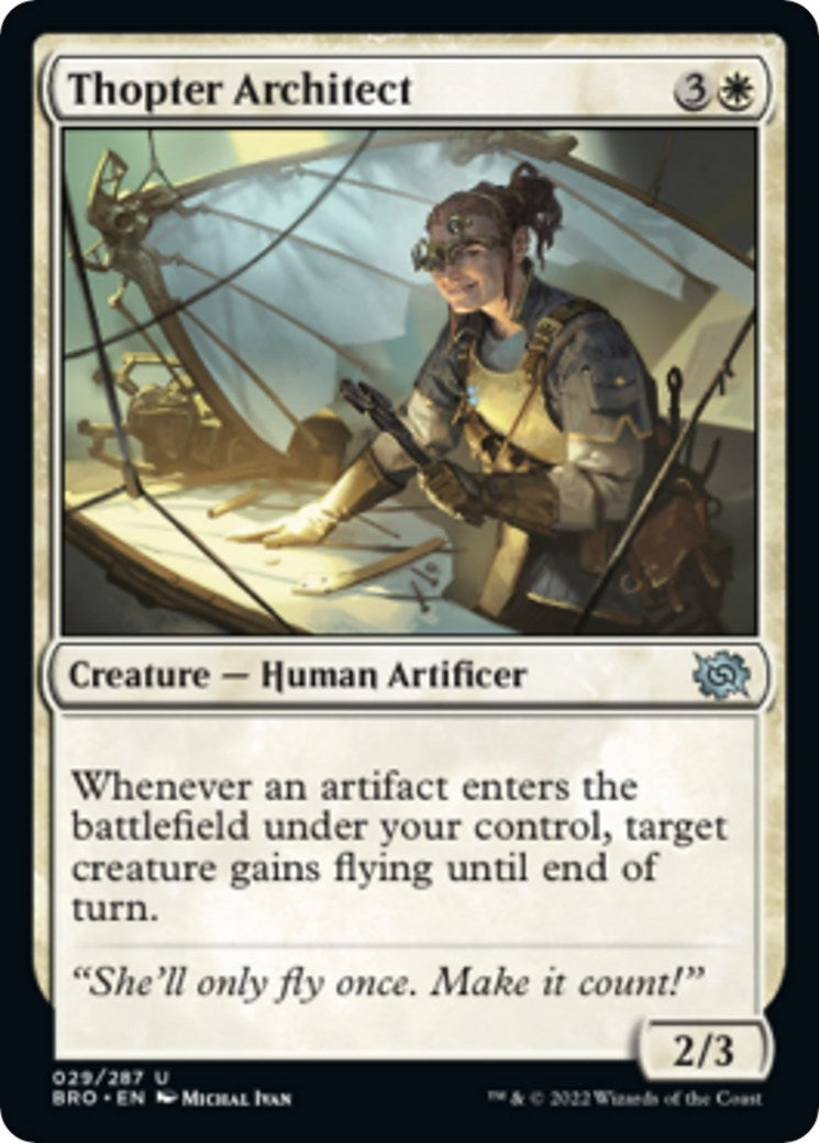 Thopter Architect (29) (The Brothers' War) (Foil)