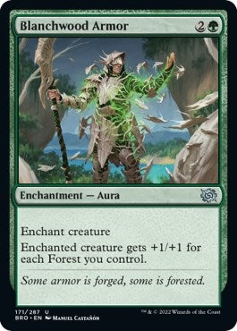 Blanchwood Armor (171) (The Brothers' War) (Foil)