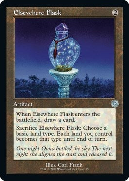 Elsewhere Flask (15) (The Brothers' War: Retro Frame Artifacts) (Foil)