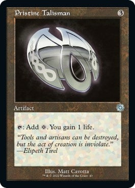 Pristine Talisman (43) (The Brothers' War: Retro Frame Artifacts) (Foil)
