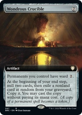 Wondrous Crucible (Extended Art) (67) (The Brothers' War)