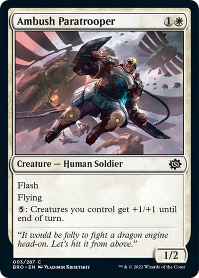 Ambush Paratrooper (3) (The Brothers' War) (Foil)