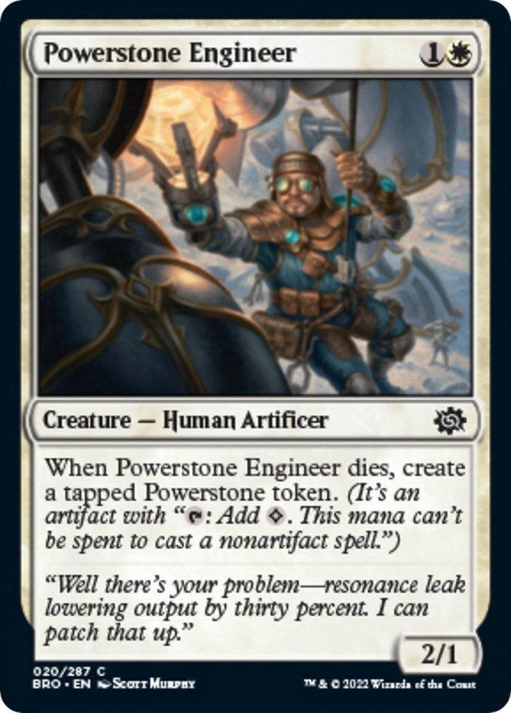 Powerstone Engineer (20) (The Brothers' War) (Foil)