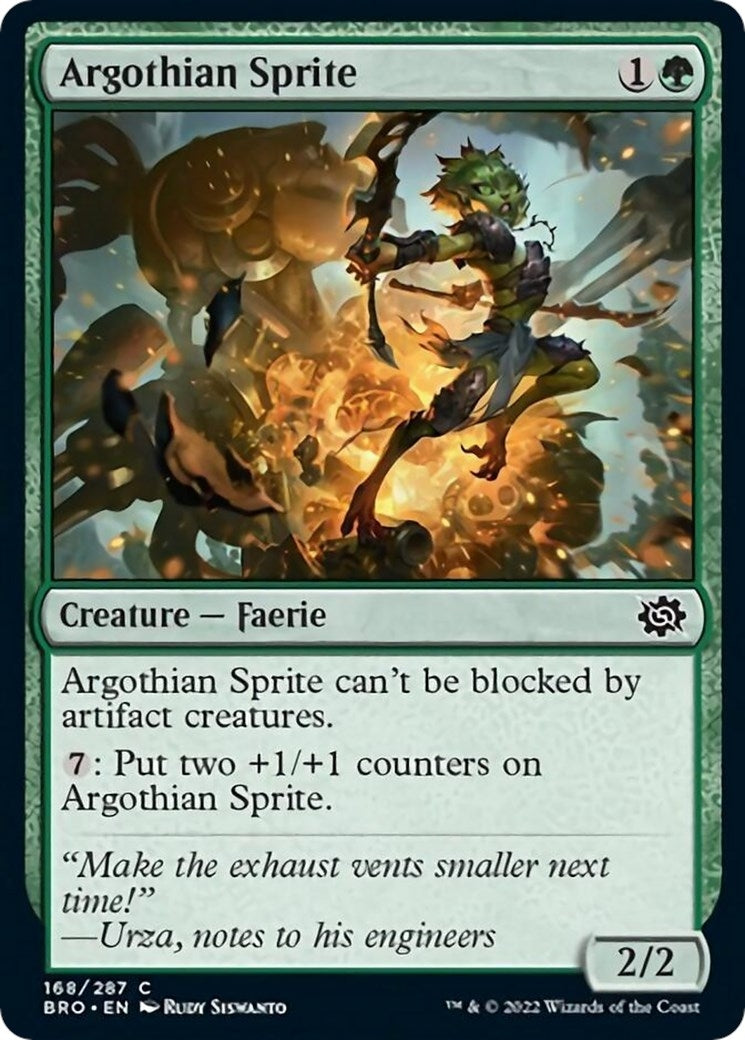 Argothian Sprite (168) (The Brothers' War) (Foil)