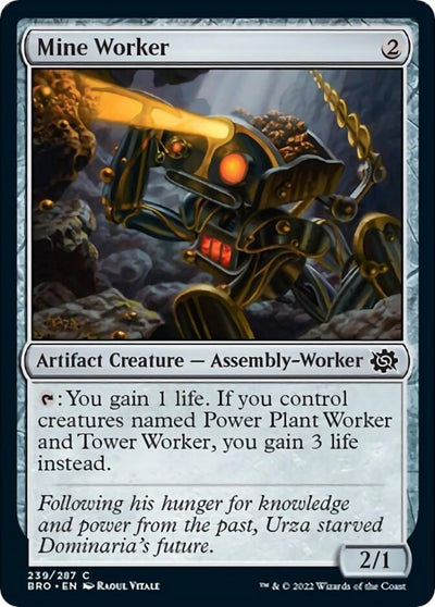 Mine Worker (239) (The Brothers' War) (Foil)
