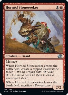 Horned Stoneseeker (138) (The Brothers' War) (Foil)