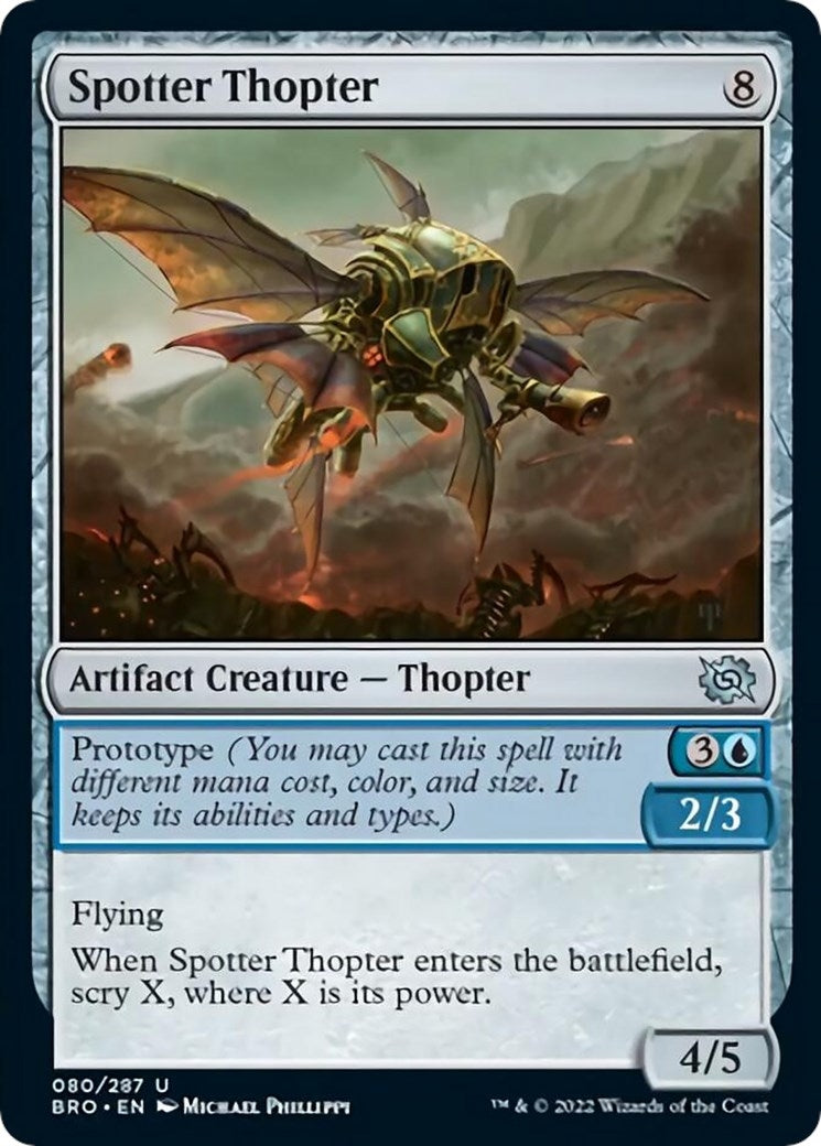 Spotter Thopter (80) (The Brothers' War) (Foil)