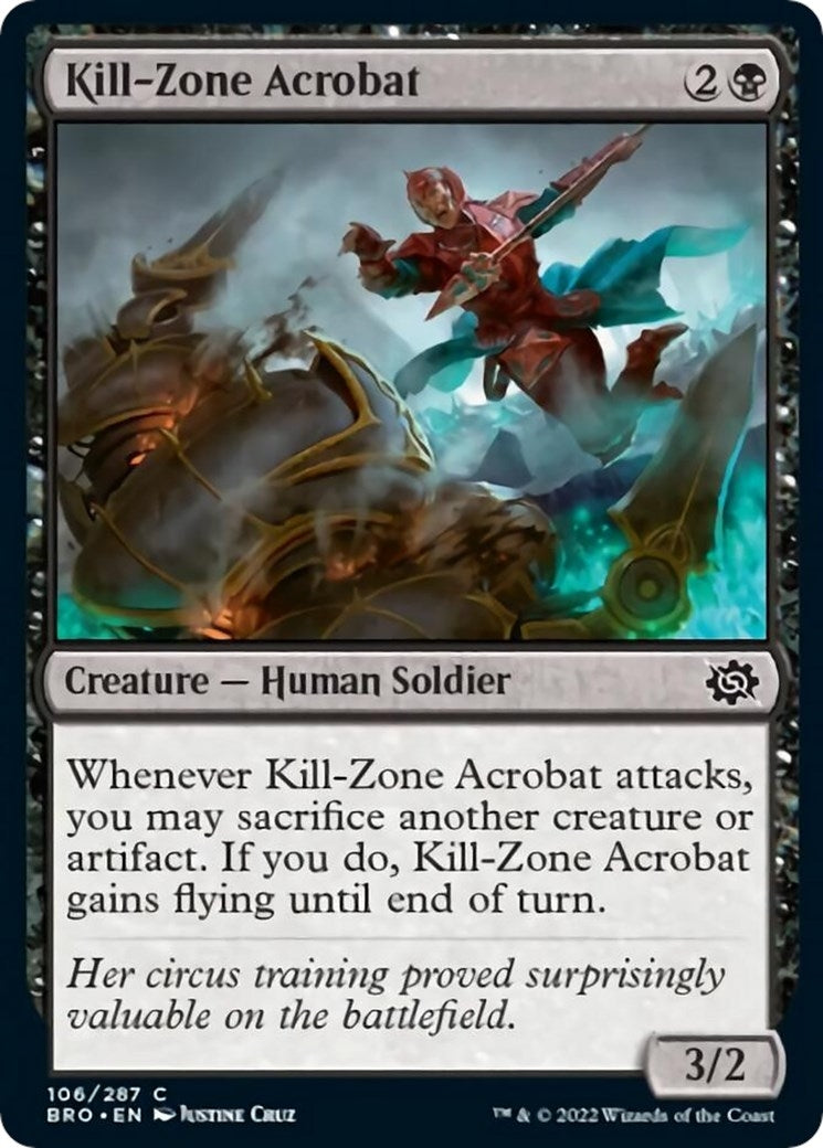 Kill-Zone Acrobat (106) (The Brothers' War) (Foil)