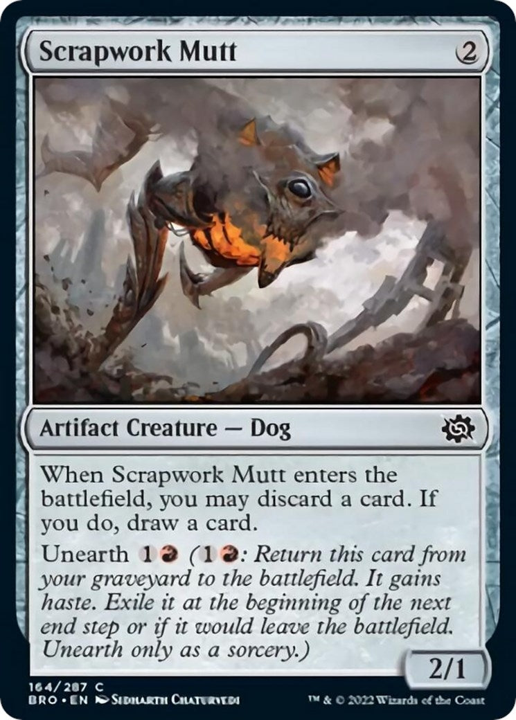 Scrapwork Mutt (164) (The Brothers' War) (Foil)