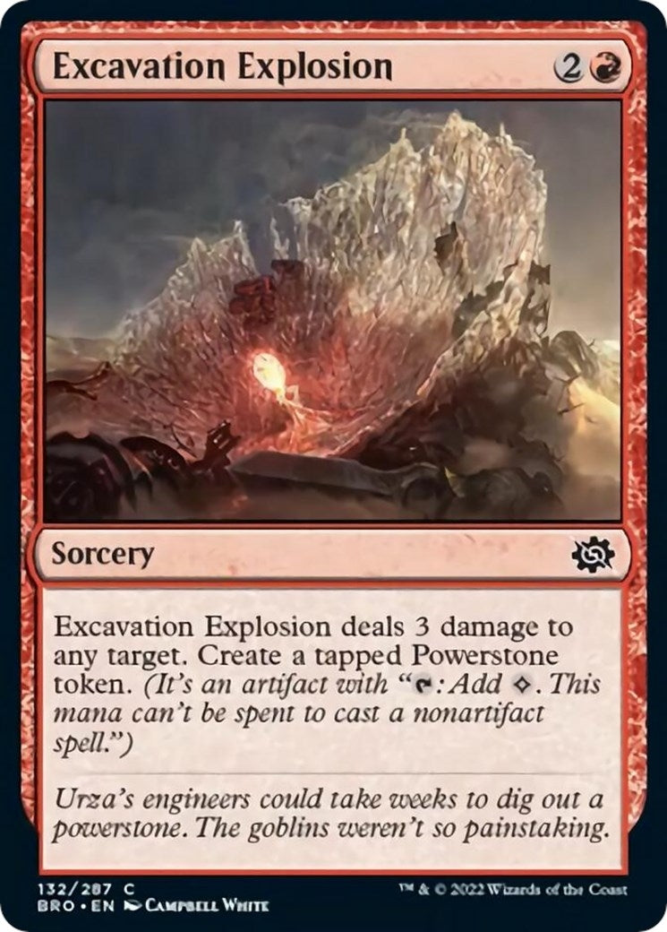 Excavation Explosion (132) (The Brothers' War)