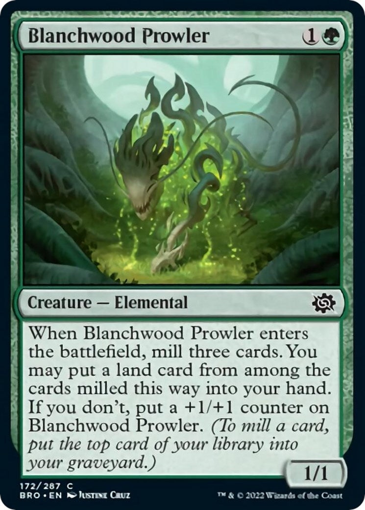 Blanchwood Prowler (172) (The Brothers' War) (Foil)