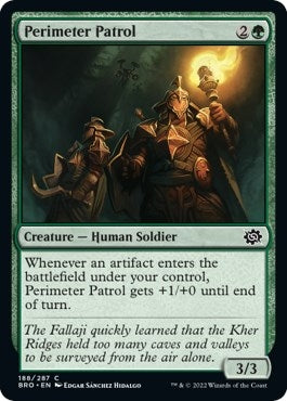 Perimeter Patrol (188) (The Brothers' War) (Foil)