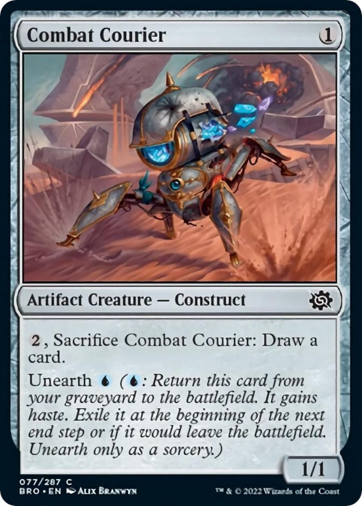 Combat Courier (77) (The Brothers' War) (Foil)