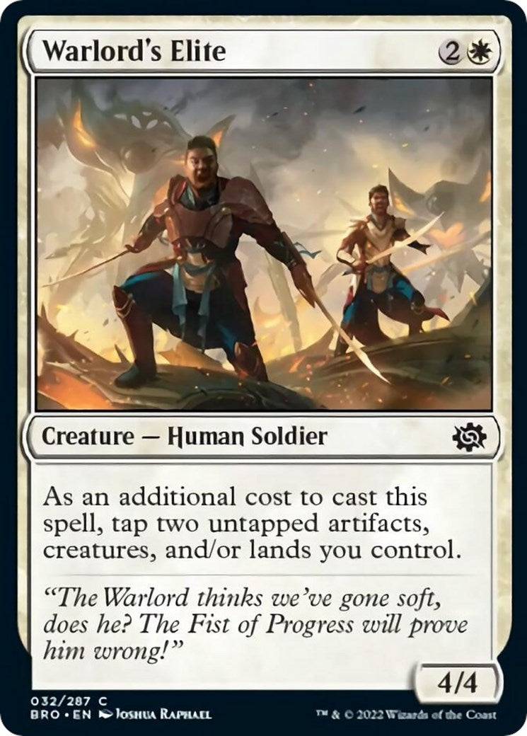 Warlord's Elite (32) (The Brothers' War)