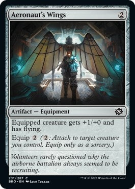 Aeronaut's Wings (231) (The Brothers' War) (Foil)