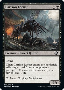 Carrion Locust (87) (The Brothers' War) (Foil)