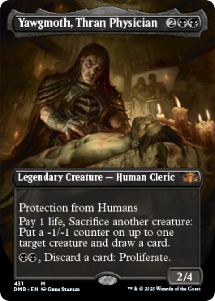 Yawgmoth, Thran Physician (Borderless) (431) (Dominaria Remastered) (Foil)